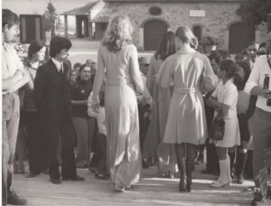 sfilata di moda dei Mary Quant a San Felice negli anni 70