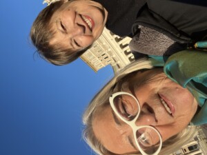 Donatella Cinelli Colombini e Pina Argiolas all'udienza di Papa Francesco