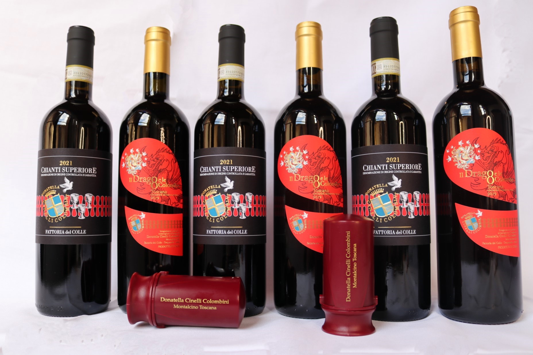 Offerta - 3 Chianti Superiore 2021 e 3 Il Drago e le 8 Colombe 2019