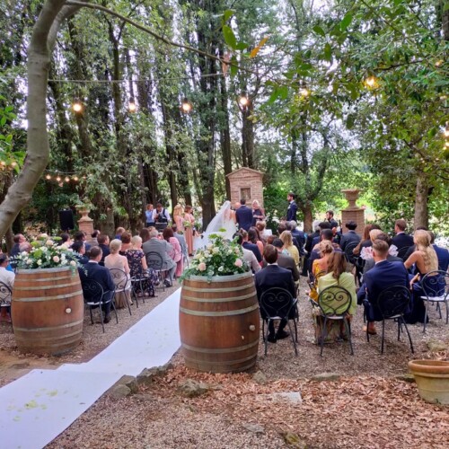 Ceremony in the forest