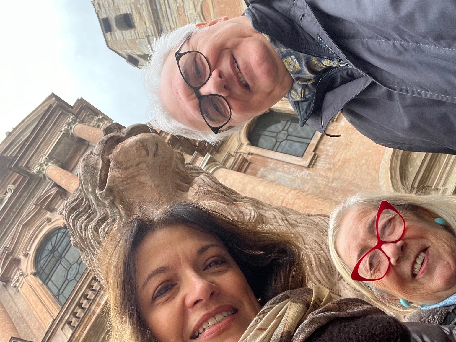 Reggio Emilia San Prospero Donatella CinelliColombini con i suoi amici Tagliavini
