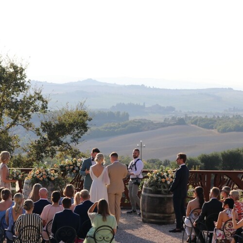 ceremony at the terrace