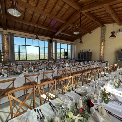 dinner in the old barn