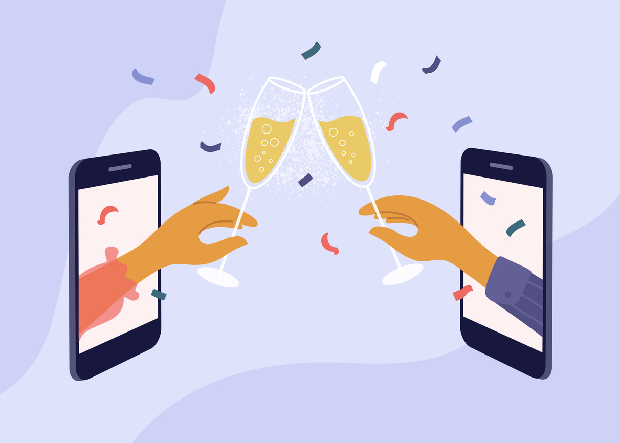 Vino e smartphone