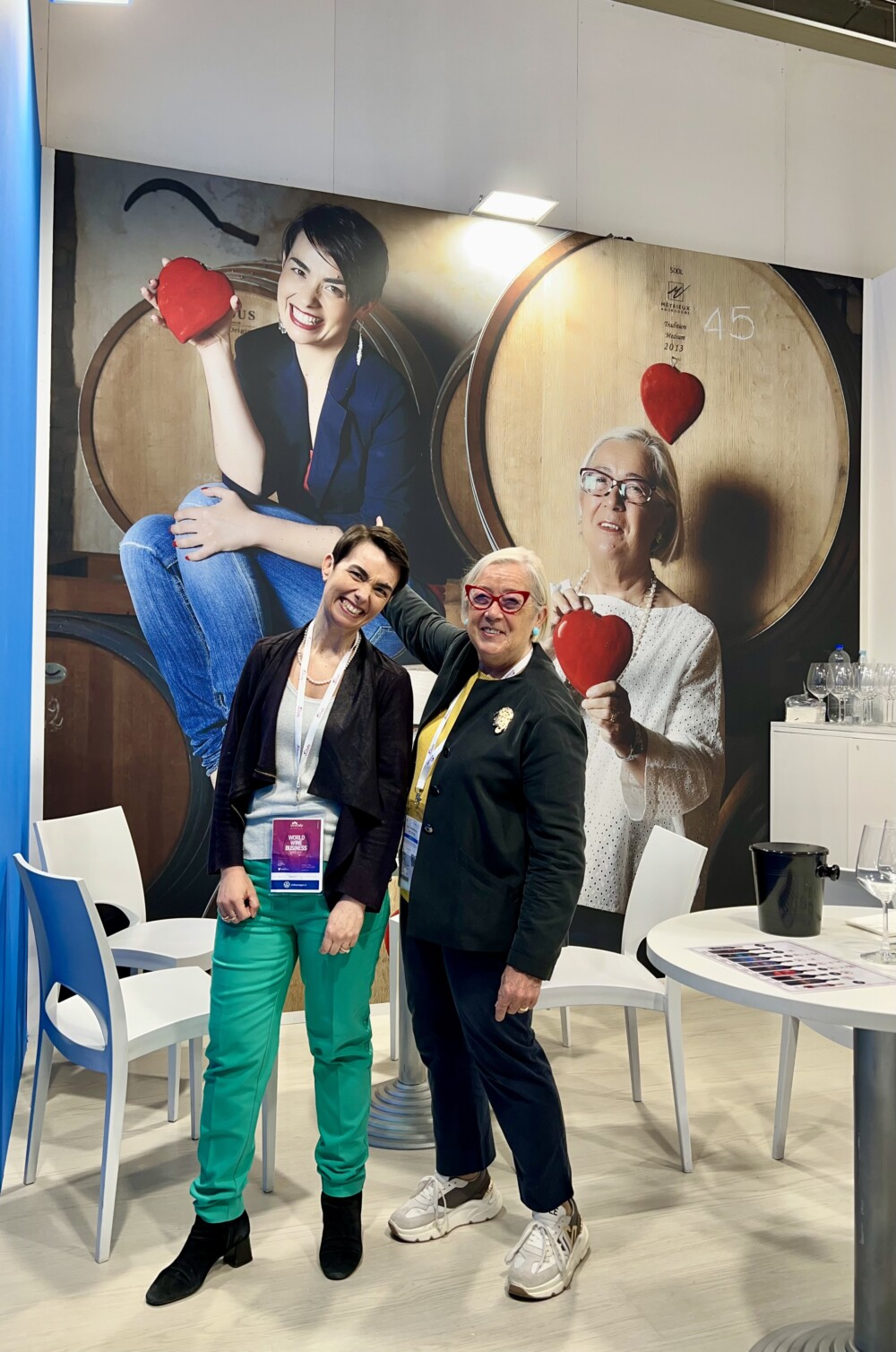 Vinitaly 2024 con Donatella e Violante Cinelli Colombini