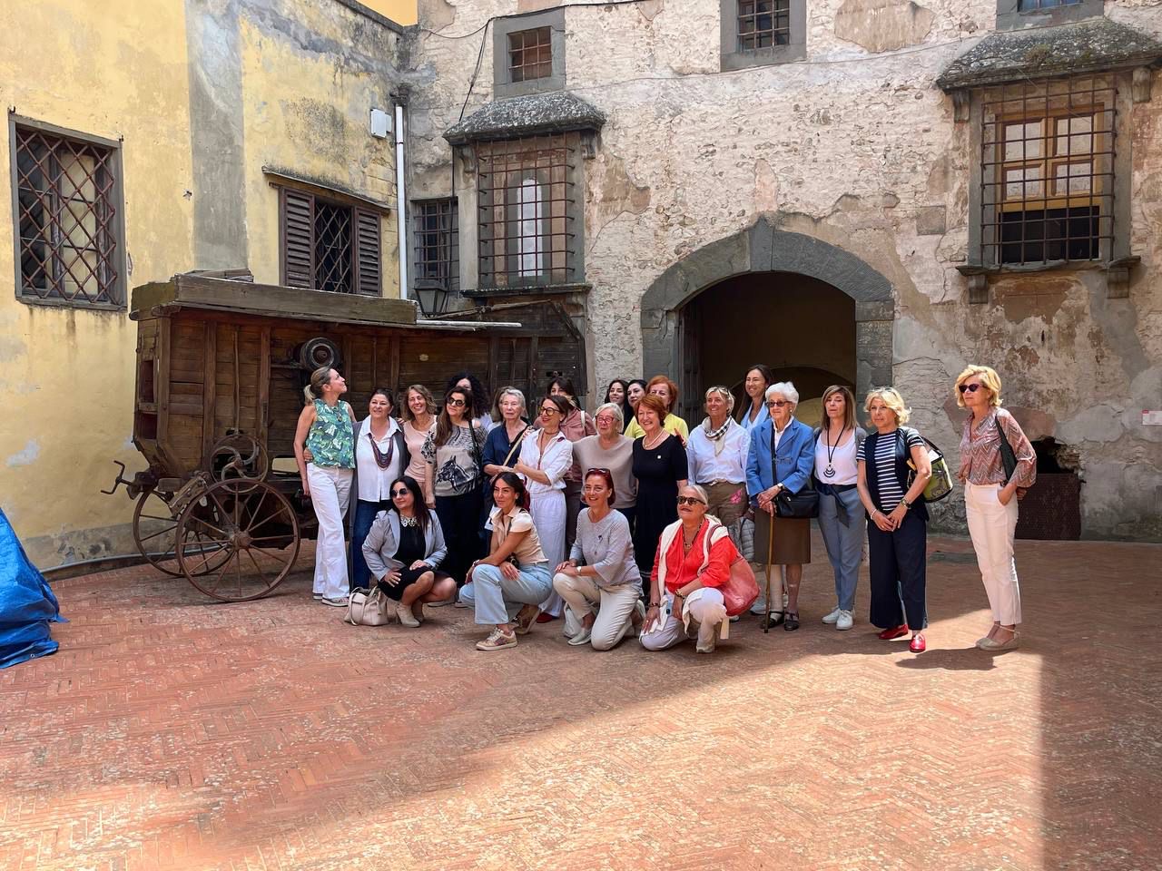 Donne del Vino toscane al Castello del Corno da Maria Giulia Frova