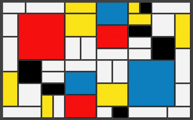 Mondrian l'armonia delle proporzioni astratte