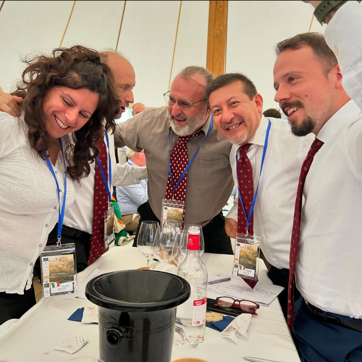 World Tasting Championship squadra italiana vincitrice