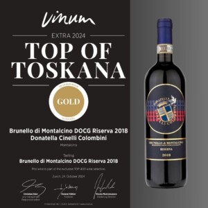 L'annata 2018 del Brunello Riserva Donatella Cinelli Colombini nella top10 dei Brunello Riserva selezionati dal magazine tedesco Vinum