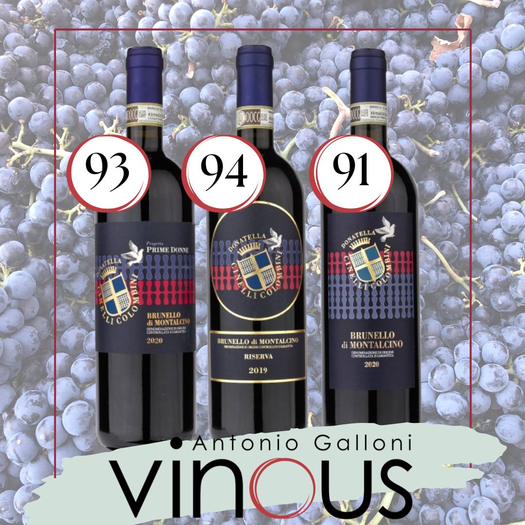 Nuovi punteggi da Vinous per i Brunelli Donatella Cinelli Colombini