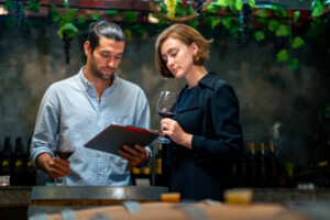 la scheda descrittiva del vino per la degustazione turistica