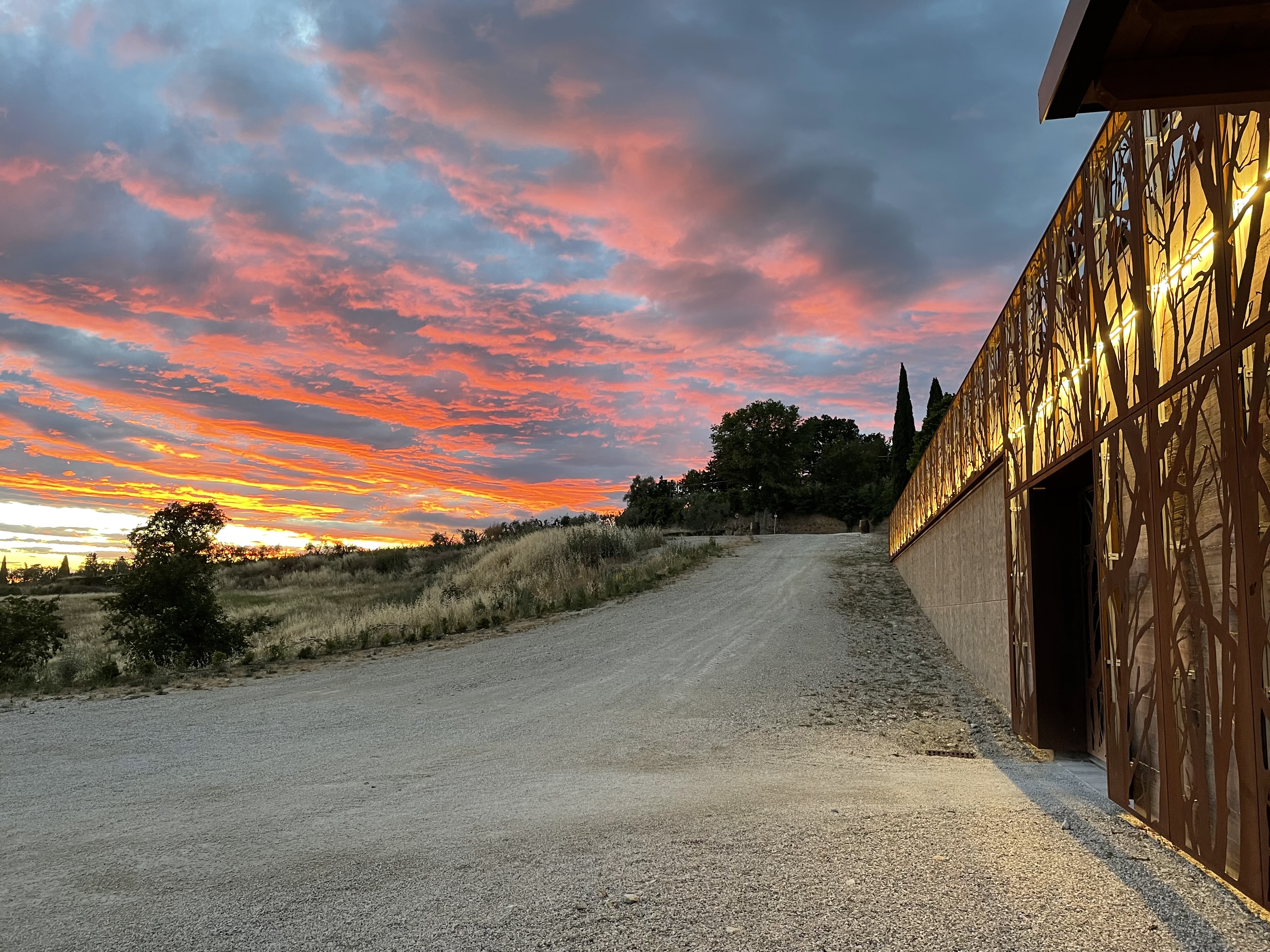 Fattoria del Colle al tramonto