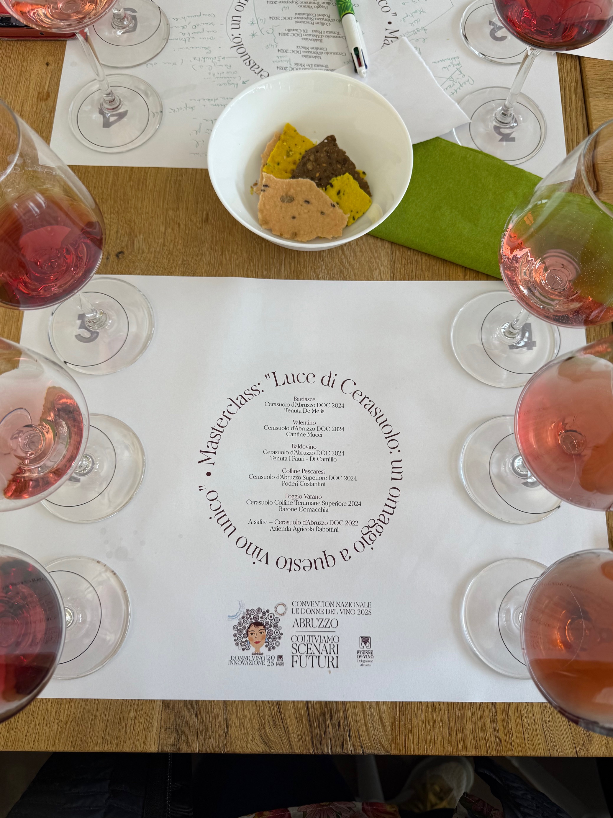 Donne del Vino convention 2025 degustazione di Cerasuolo