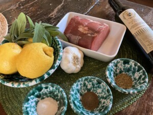 Ingredienti Roast Beef al limone di Marialuce - Toscana, Trequanda, Fattoria del Colle