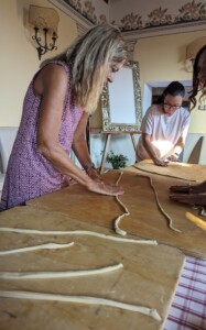 lezione di pici fattoria del colle Trequanda Toscana