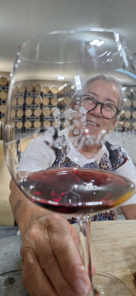 Donatella Cinelli Colombini in Oregon con l'Academie du Vin