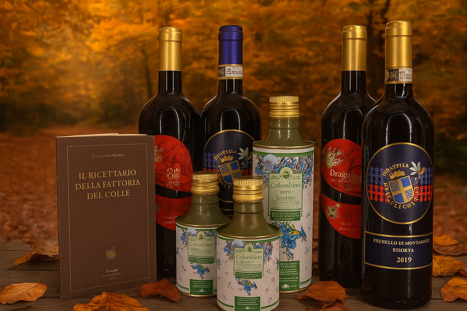 Offerta d'Autunno - La famiglia in un cofanetto: vino e olio per i momenti di relax condivisi
