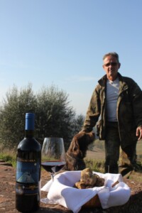 Caccia al tartufo alla Fattoria del Colle di Trequanda 
