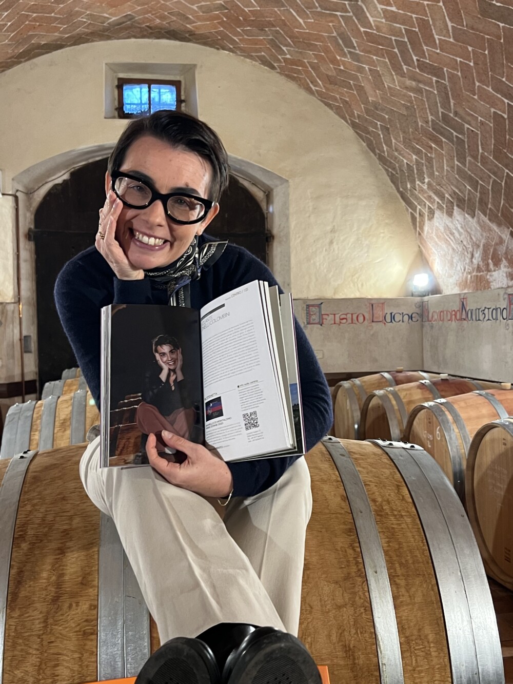 Violante Gardini Cinelli Colombini export manager delle cantine Cinelli Colombini in Toscana