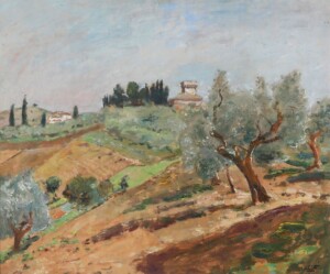 “Campagna toscana” di Alberto Salietti (1892 - 1961)
