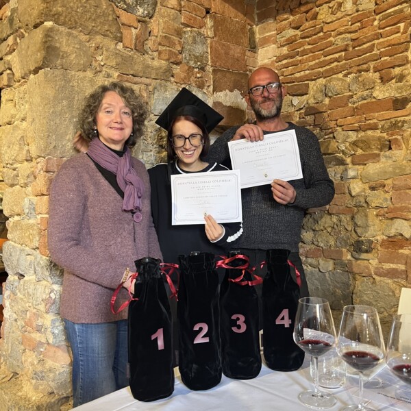 degustazione di vini misteriosi al Casato prime Donne Donatella Cinelli Colombini, Montalcino , Toscana