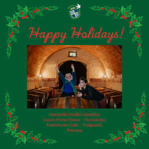 Natale Donatella Cinelli Colombini Fattoria del Colle Trequanda Casato Prime Donne Montalcino 