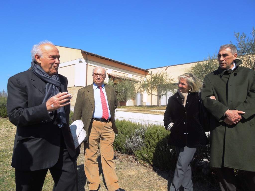 Arnaldo Caprai spiega il sagrantino ai Lions di Montalcino