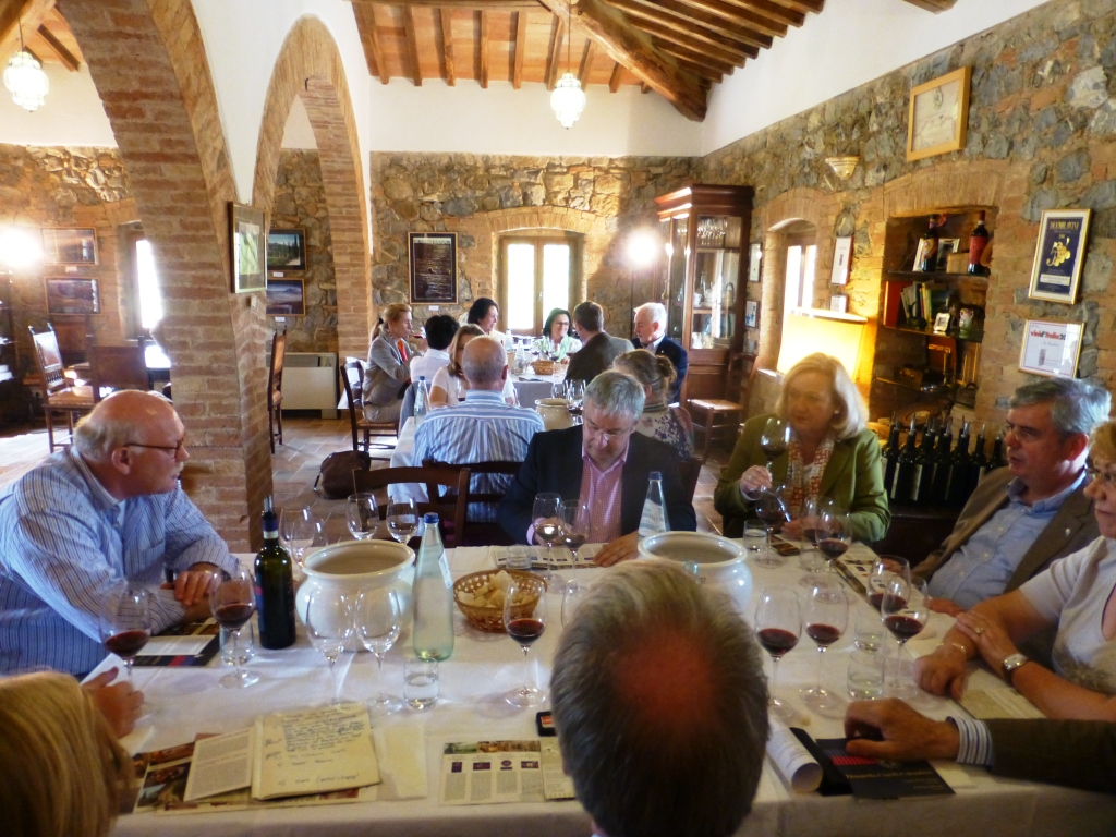 Turisti del vinom di lingua tedesca Casato Prime Donne Montalcino