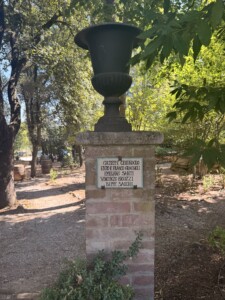 Toscana Fattoria del Colle agriturismo targa con nomi