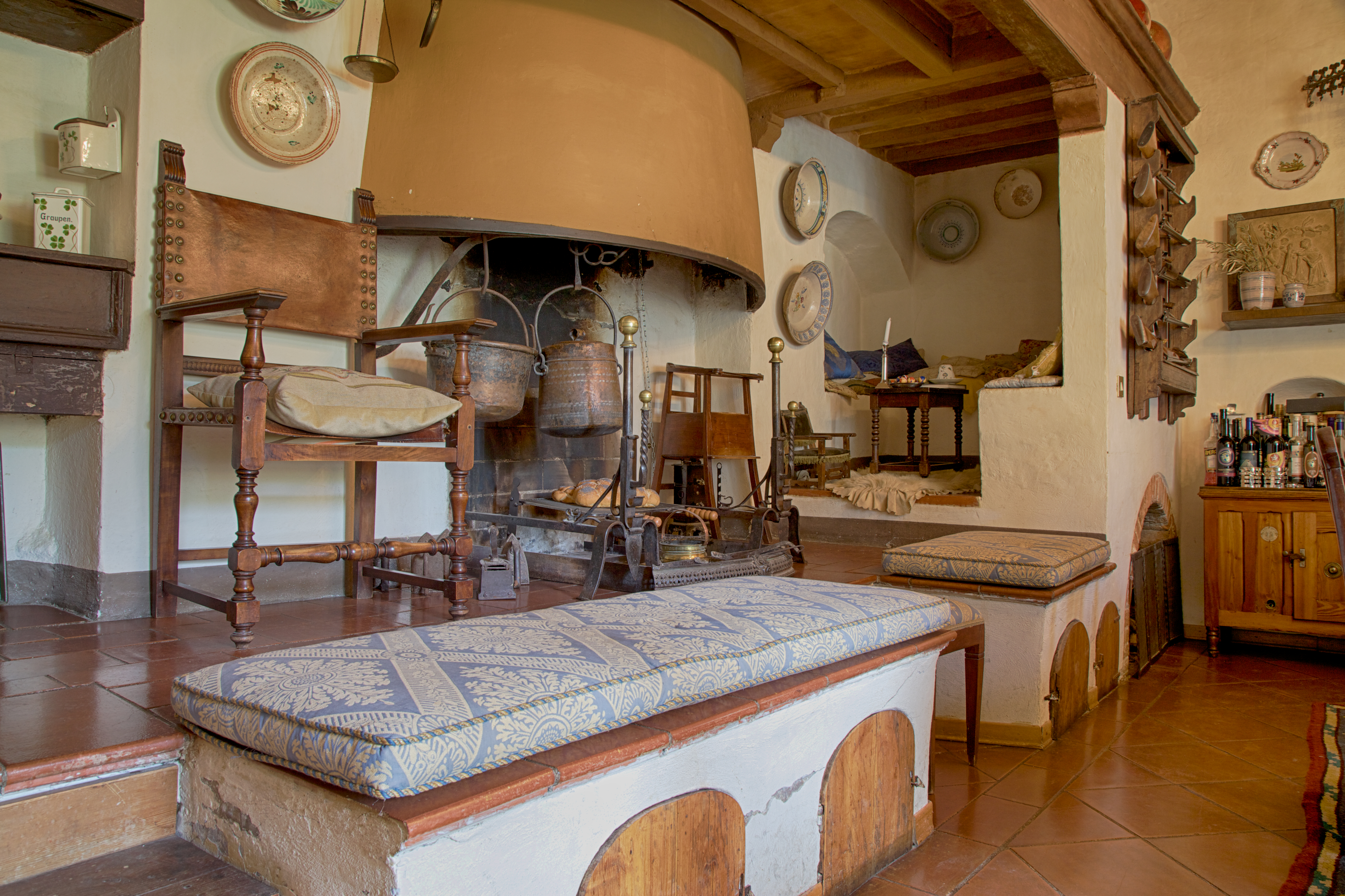 Toscana Fattoria del Colle Trequanda antica cucina