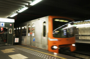 Degu-stazione nella metropolitana di Milano